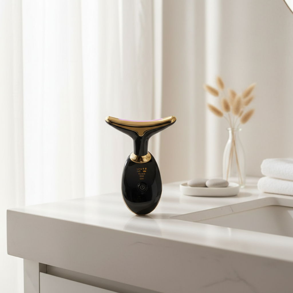 Facial massage device lifestyle