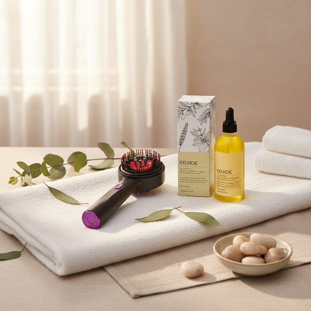 Elektryczna Szczotka Masująca do Włosów